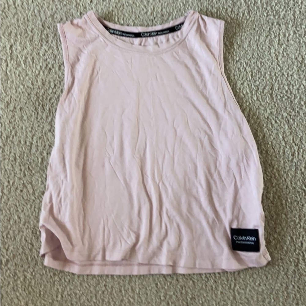 calvin klein pink tank